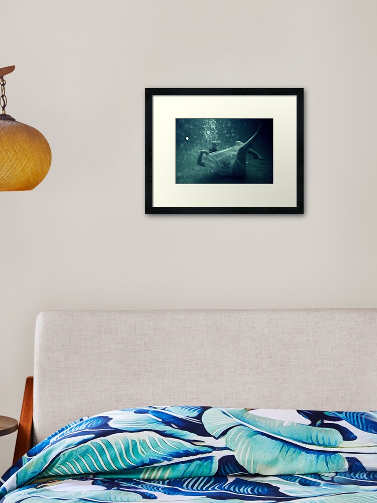 Thumbnail 2 of 7, Framed Art Print, Great White Bear designed and sold by Fumbles54.
