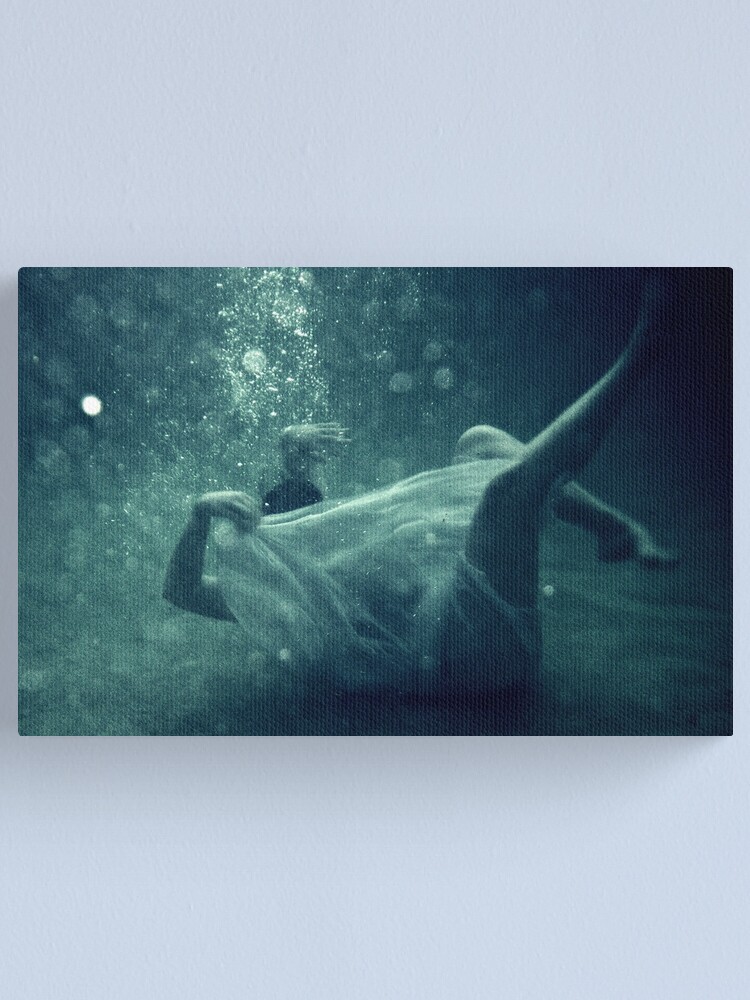 Thumbnail 1 of 3, Canvas Print, Great White Bear designed and sold by Fumbles54.