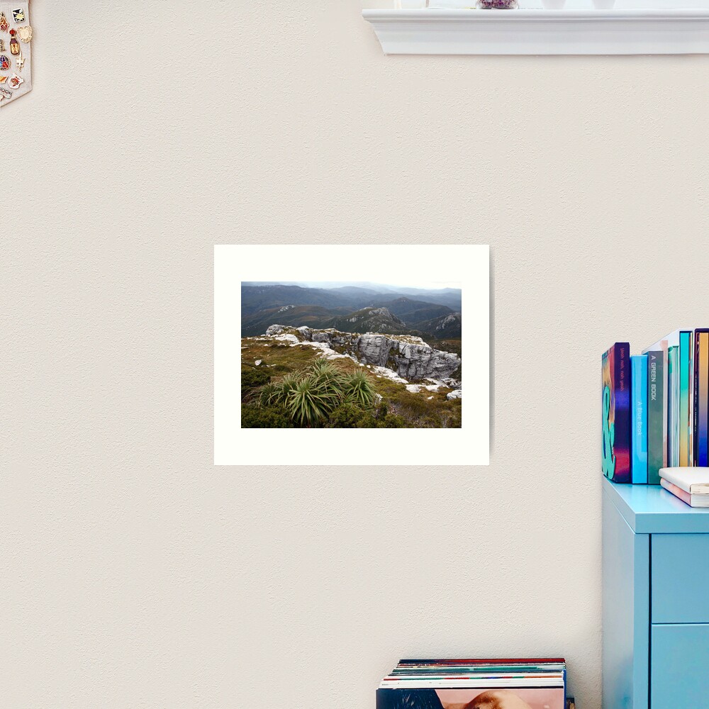 View from Frenchmans Cap, Franklin-Gordon Wild Rivers National Park, Tasmania Art Print