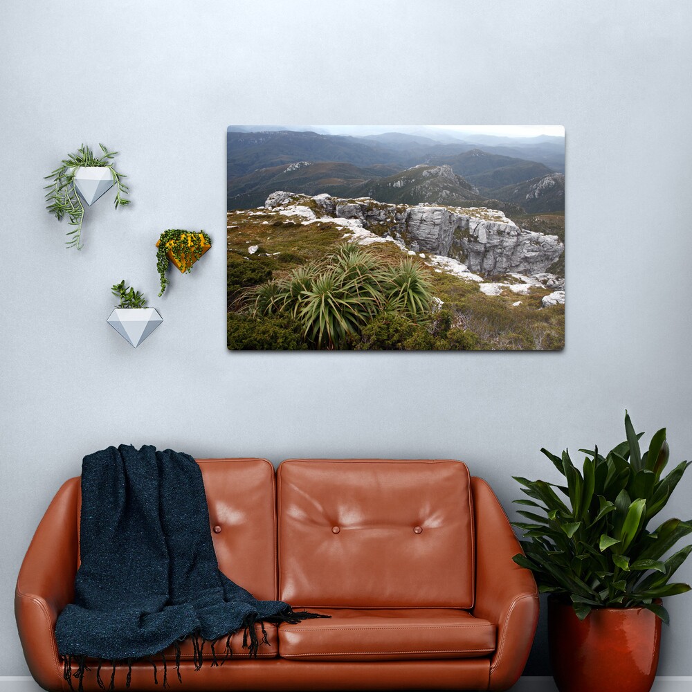 View from Frenchmans Cap, Franklin-Gordon Wild Rivers National Park, Tasmania Metal Print