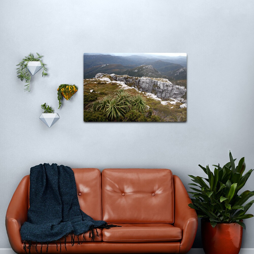 View from Frenchmans Cap, Franklin-Gordon Wild Rivers National Park, Tasmania Metal Print