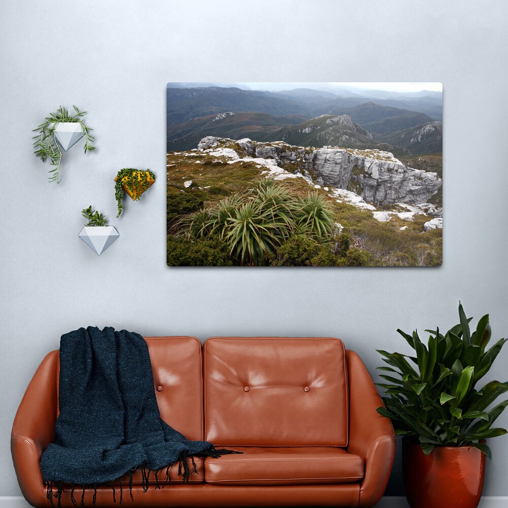 View from Frenchmans Cap, Franklin-Gordon Wild Rivers National Park, Tasmania Metal Print