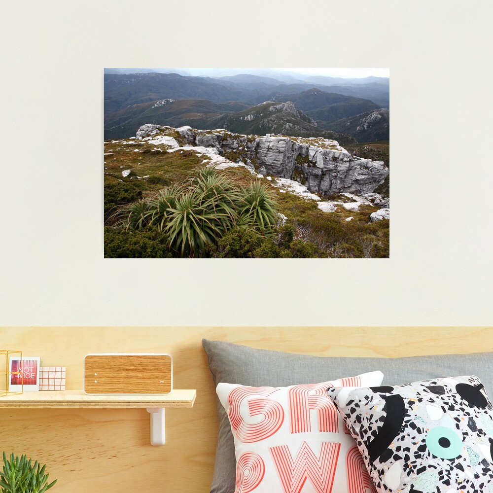 View from Frenchmans Cap, Franklin-Gordon Wild Rivers National Park, Tasmania Photographic Print