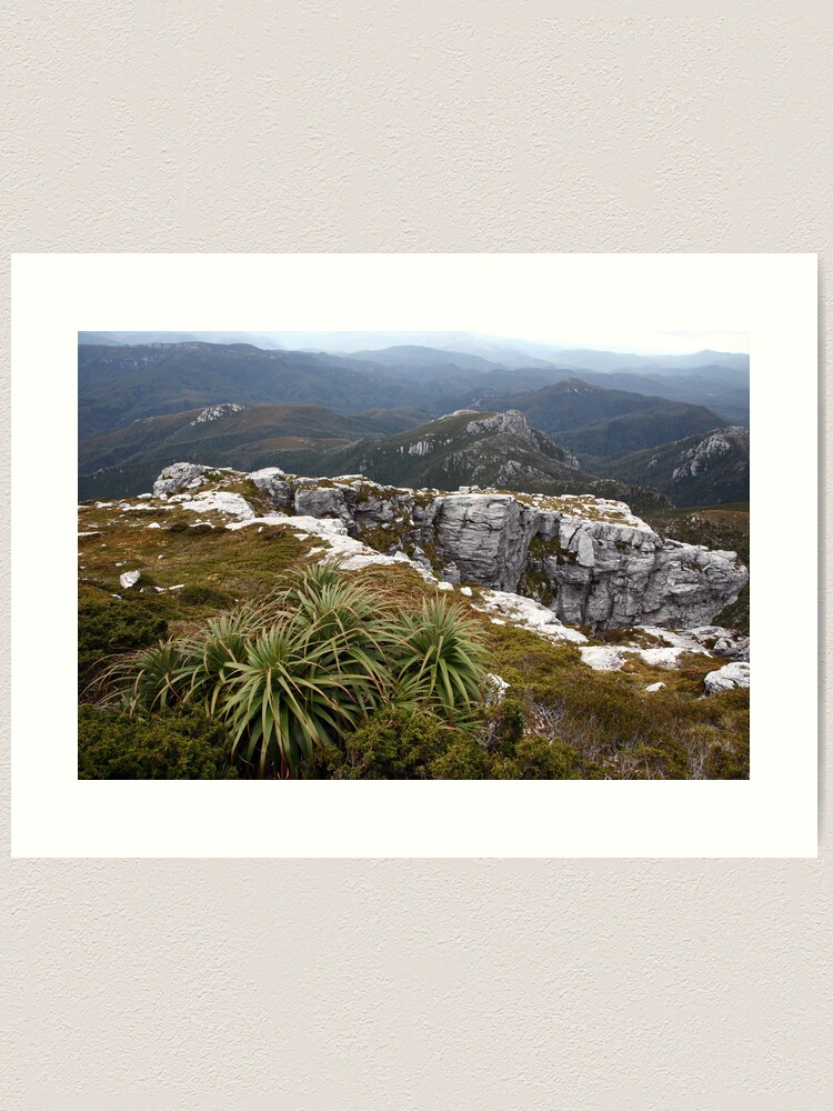 Alternate view of View from Frenchmans Cap, Franklin-Gordon Wild Rivers National Park, Tasmania Art Print