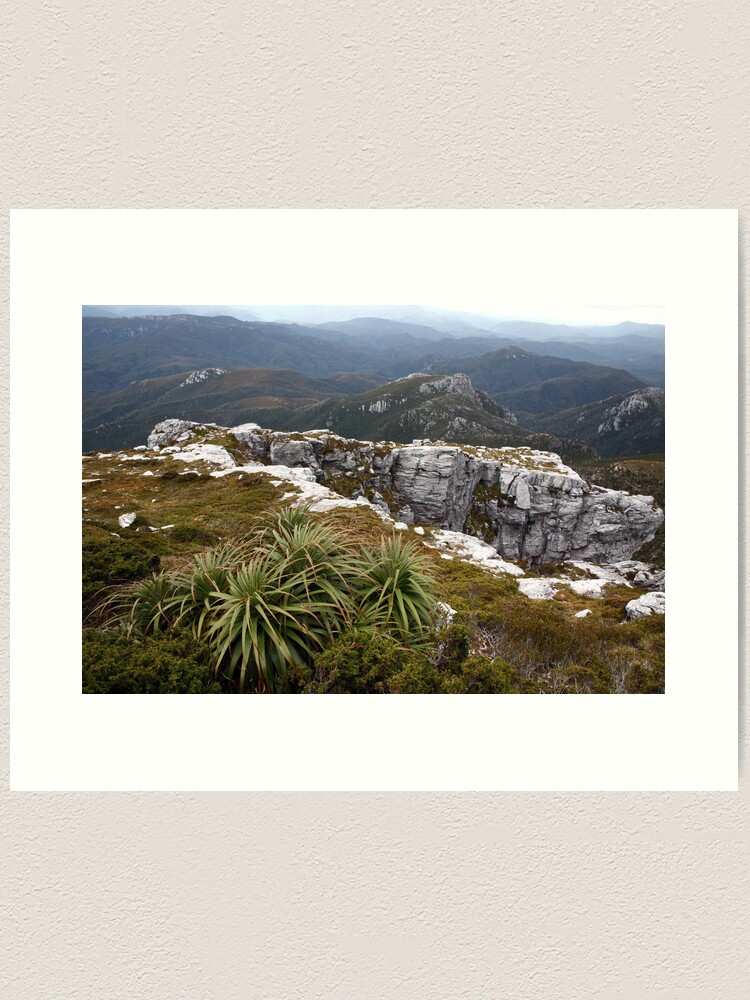 Alternate view of View from Frenchmans Cap, Franklin-Gordon Wild Rivers National Park, Tasmania Art Print
