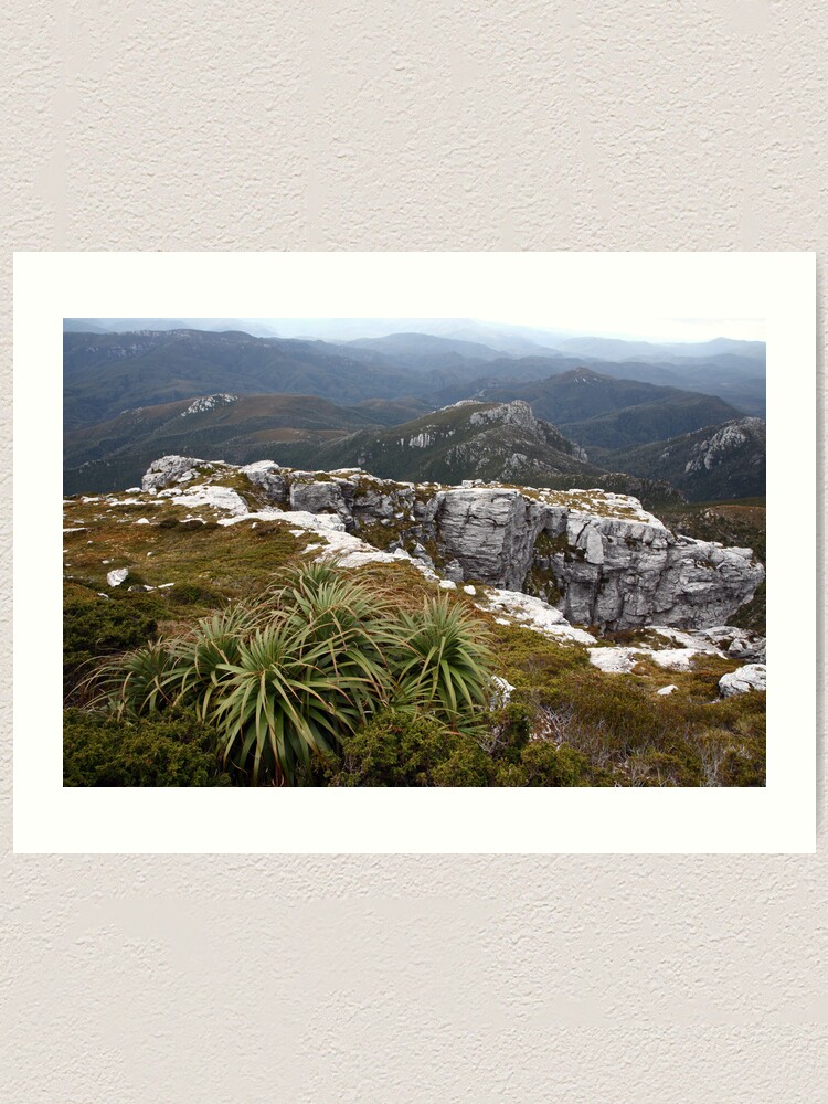 Alternate view of View from Frenchmans Cap, Franklin-Gordon Wild Rivers National Park, Tasmania Art Print