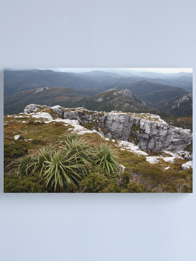 Alternate view of View from Frenchmans Cap, Franklin-Gordon Wild Rivers National Park, Tasmania Canvas Print