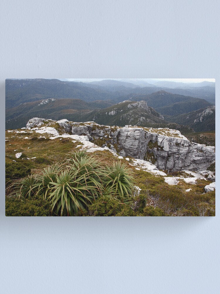 Alternate view of View from Frenchmans Cap, Franklin-Gordon Wild Rivers National Park, Tasmania Canvas Print