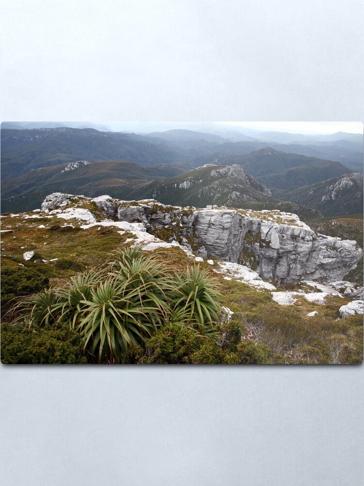 Alternate view of View from Frenchmans Cap, Franklin-Gordon Wild Rivers National Park, Tasmania Metal Print
