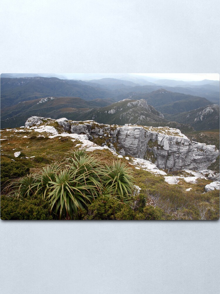 Alternate view of View from Frenchmans Cap, Franklin-Gordon Wild Rivers National Park, Tasmania Metal Print