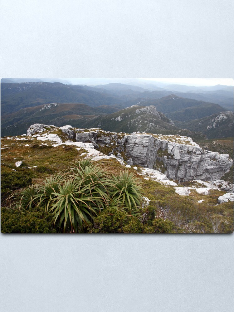 Alternate view of View from Frenchmans Cap, Franklin-Gordon Wild Rivers National Park, Tasmania Metal Print