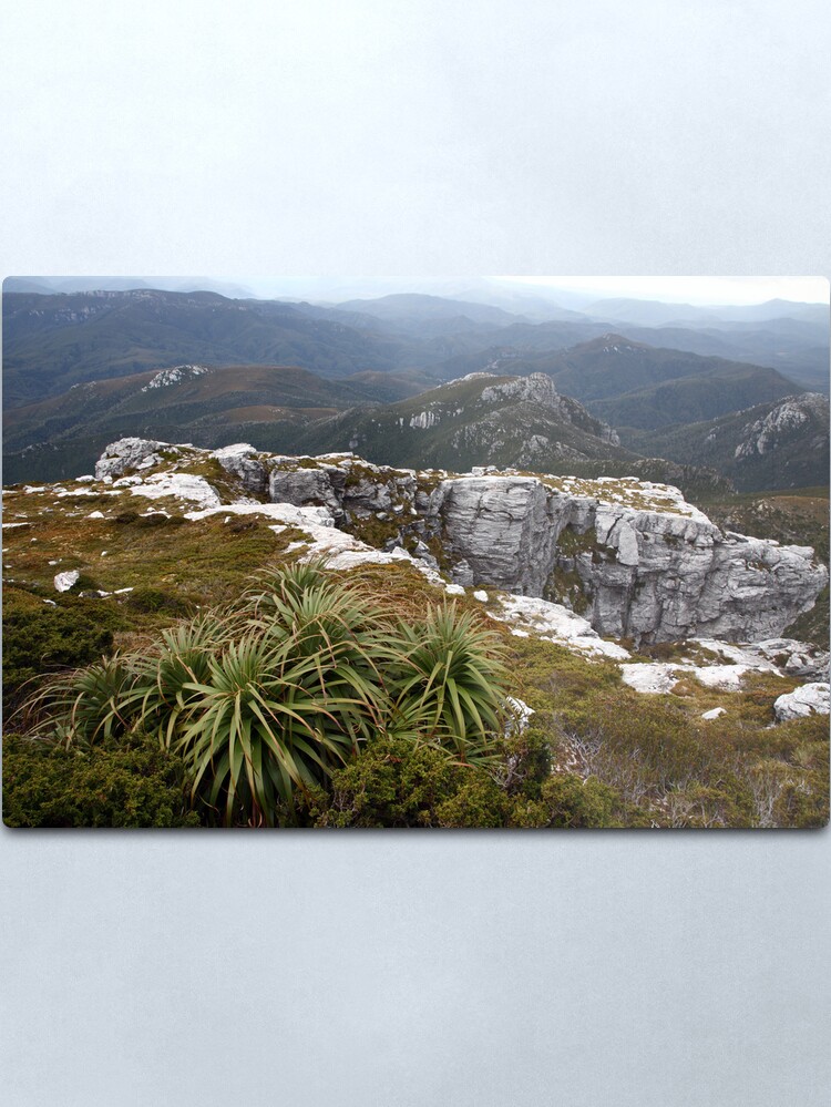 Alternate view of View from Frenchmans Cap, Franklin-Gordon Wild Rivers National Park, Tasmania Metal Print