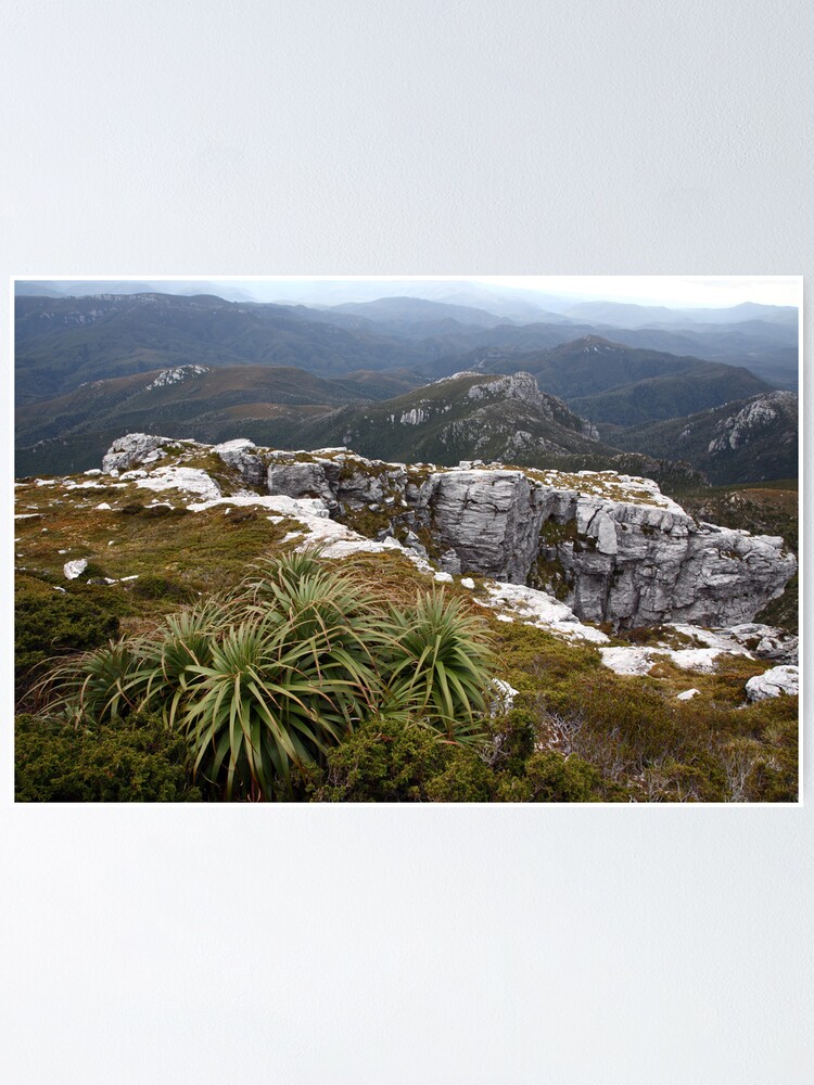 Alternate view of View from Frenchmans Cap, Franklin-Gordon Wild Rivers National Park, Tasmania Poster