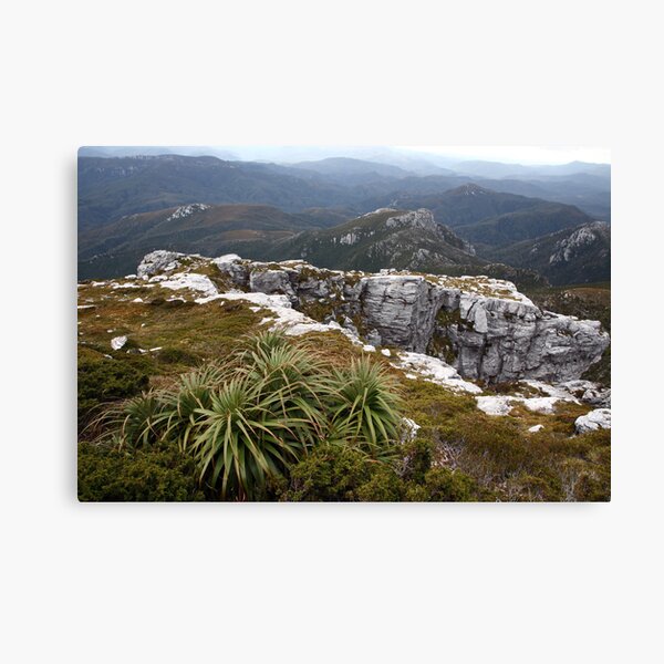 View from Frenchmans Cap, Franklin-Gordon Wild Rivers National Park, Tasmania Canvas Print