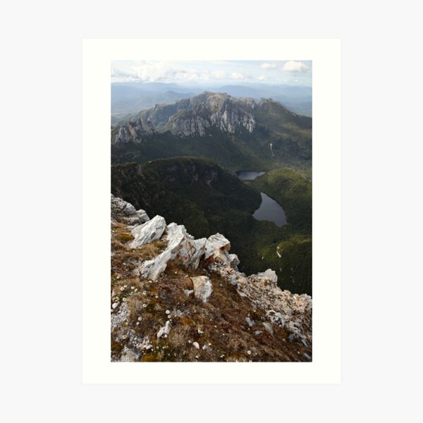 Frenchmans Cap Summit View, Franklin-Gordon Wild Rivers National Park, Tasmania, Australia Art Print