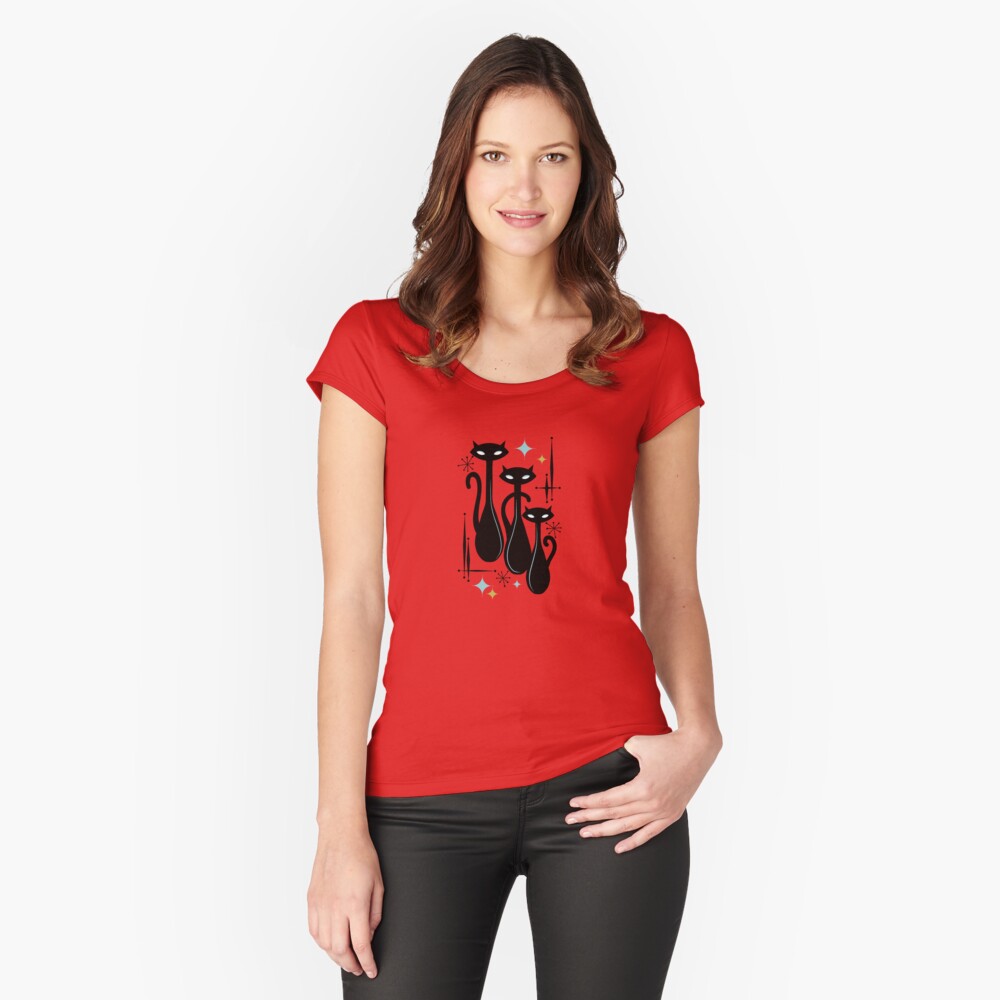 Item preview, Fitted Scoop T-Shirt designed and sold by BunnyThePainter.