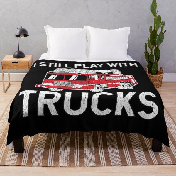 Item preview, I Still Play With Trucks designed and sold by teesaurus.