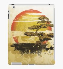 Vintage Bonsai Tree Sunset iPad Case/Skin