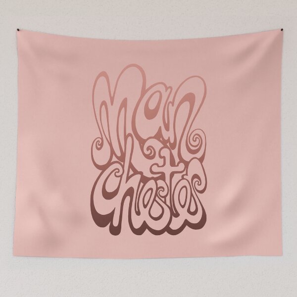 Item preview, Manchester Lettering Typography - Blooming Dahlia Pink designed and sold by bignose1977.