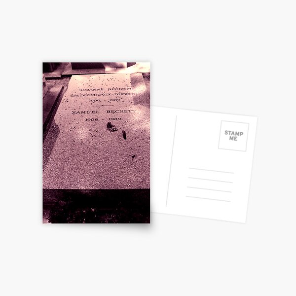 The grave of Samuel Beckett Postcard