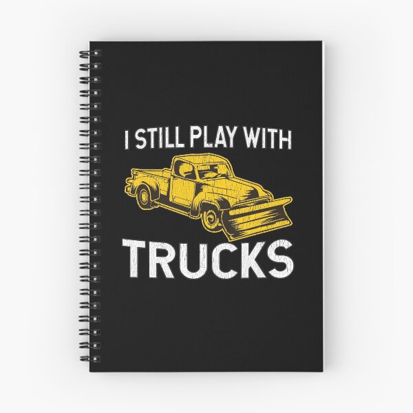 Item preview, I Still Play With Trucks Snow Plow designed and sold by teesaurus.
