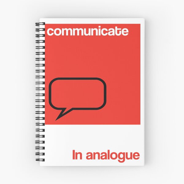 Artikelvorschau, Communicate in analogue poster entworfen und verkauft von sledgehammer.
