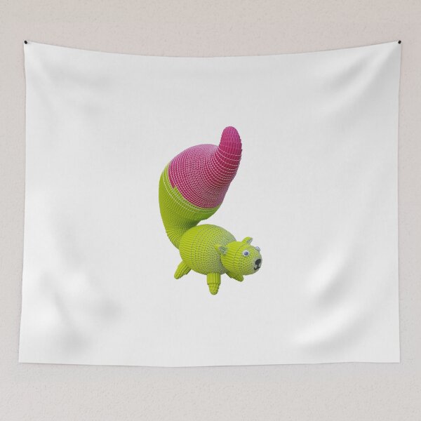 Item preview, The green squirrel designed and sold by CrazyPaperCraft.