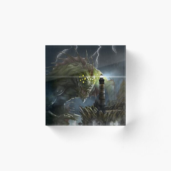 The Great Old Ones - Dagon Acrylic Block