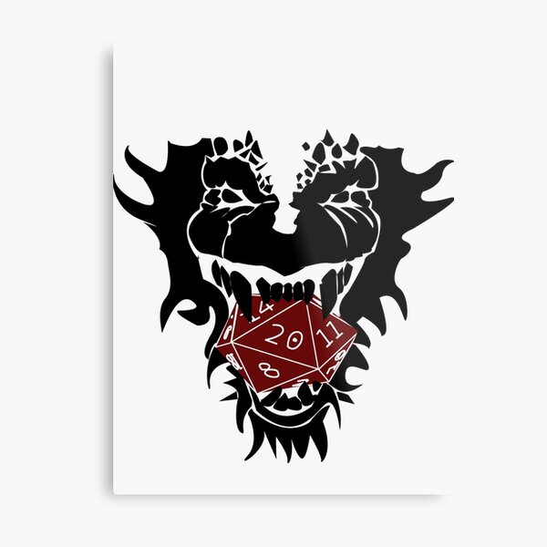 Dungeons and Dragons Metal Print