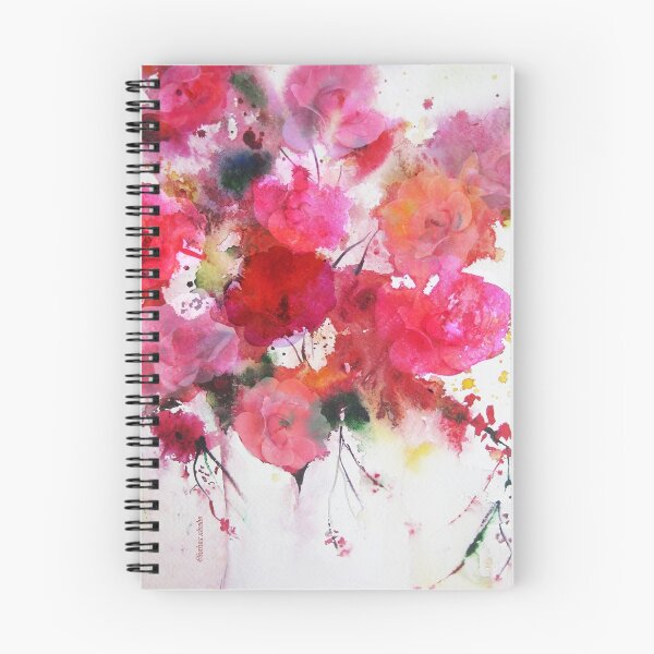 Item preview, romantic pink roses designed and sold by aquaarte.