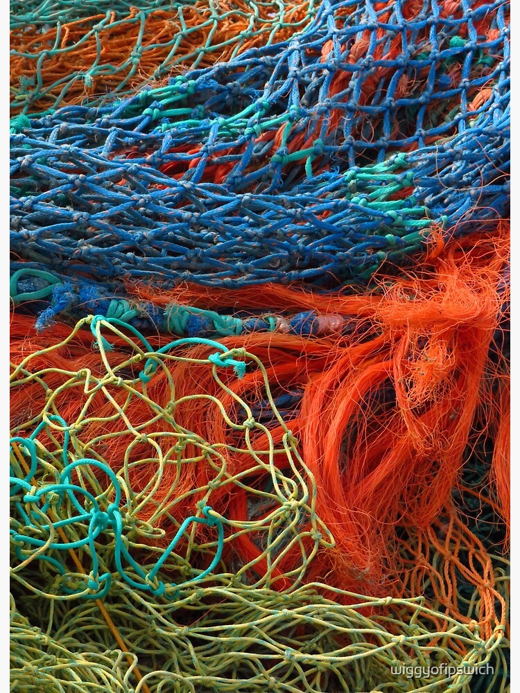 Nylon Fishing Nets Art Board Print for Sale by wiggyofipswich