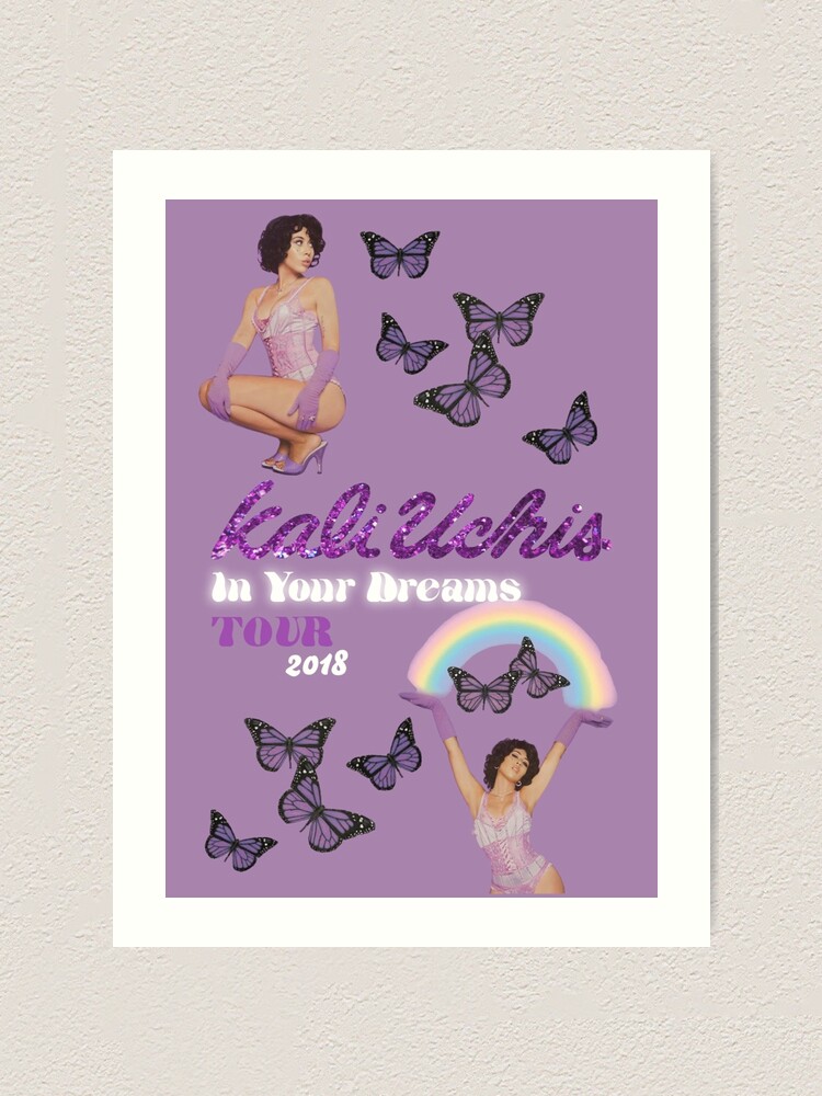 Kali Uchis Tour Poster Art Print By Carolyn Castro Redbubble