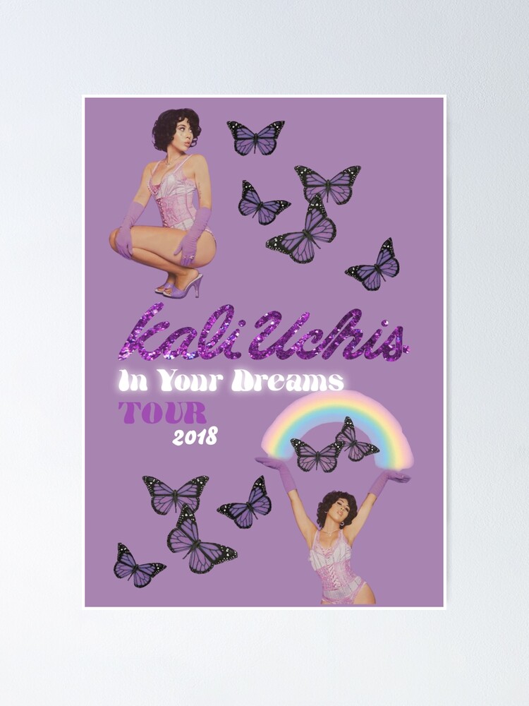 Kali Uchis Tour Poster Poster By Carolyn Castro Redbubble