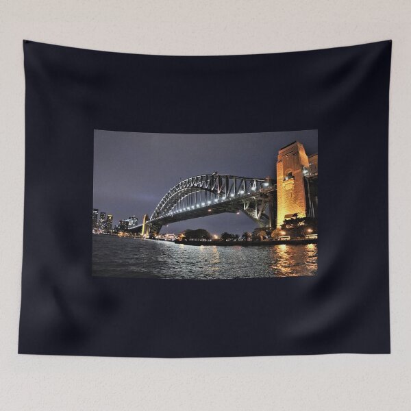 Item preview, Sydney Harbor Bridge night view designed and sold by Giro Tavitian.