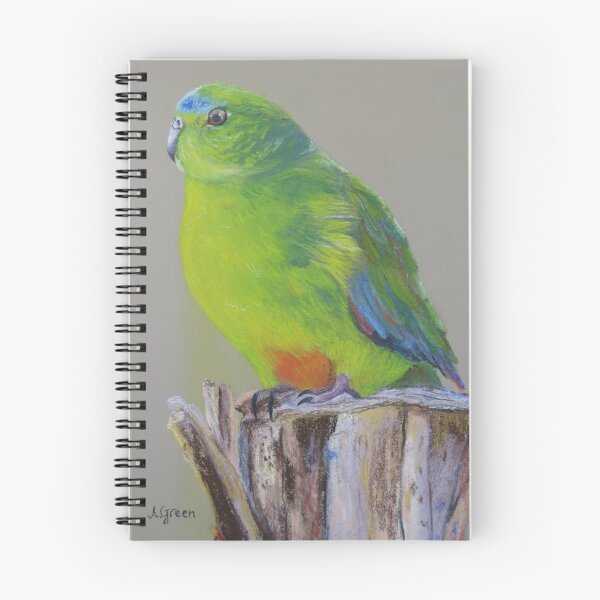 Item preview, Orange-bellied Parrot designed and sold by Annabel Green.