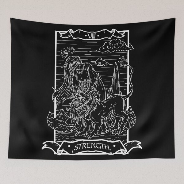 Item preview, Tarot Strength Dark Edition designed and sold by Fabian Manser.