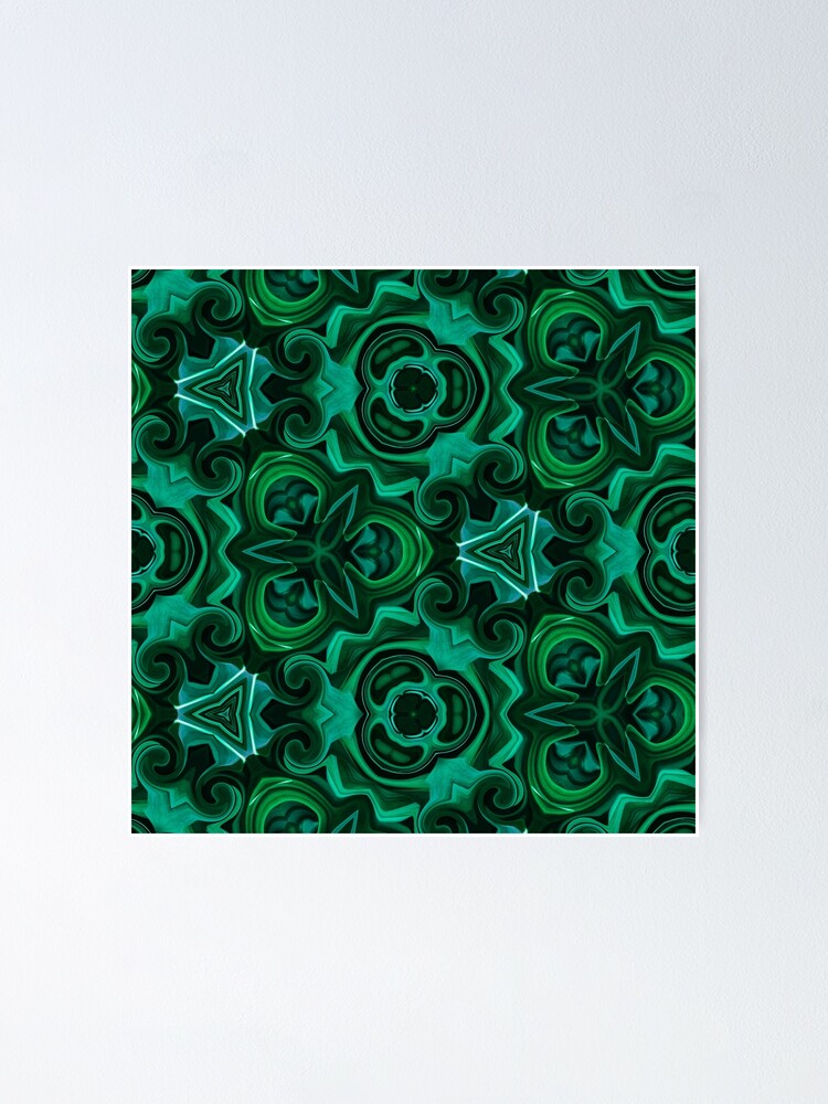 "abstract modern green art" Poster by haroulita Redbubble