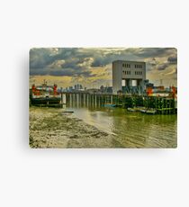 London from the Thames Canvas Print