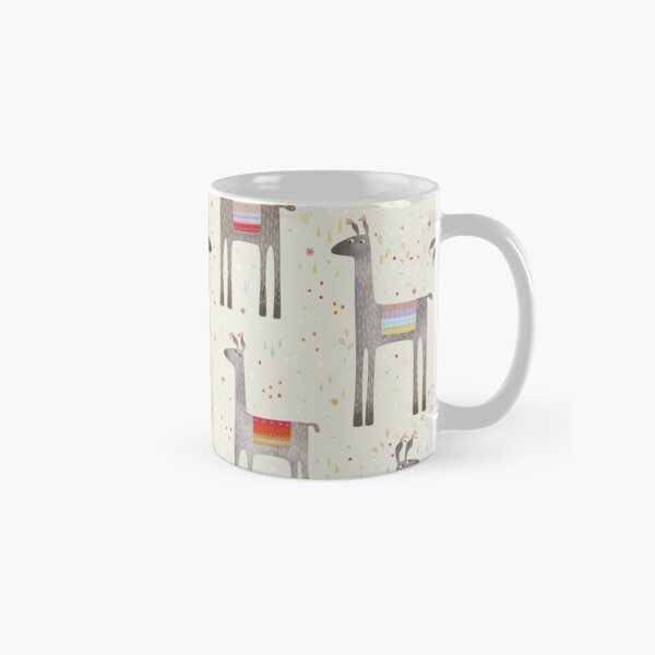 Llamas in the Meadow Classic Mug