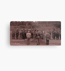 Muster co C sepia Metal Print