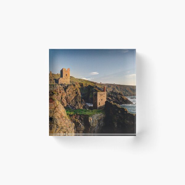 Item preview, Crown Tin Mines at sunset designed and sold by hawkie.