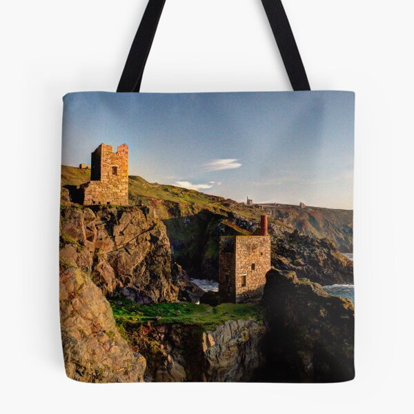 Item preview, Crown Tin Mines at sunset designed and sold by hawkie.