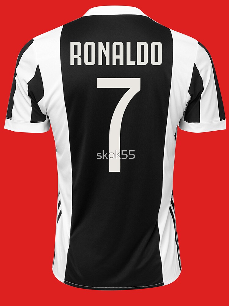 Soccer Shirt #7 Ronaldo CR7 Cristiano Juve Boys Girls Youth T-Shirt (Black,  Youth Small) 