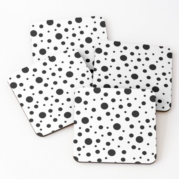 Item preview, Black White Polka Dot Pattern  designed and sold by Looly Elzayat.