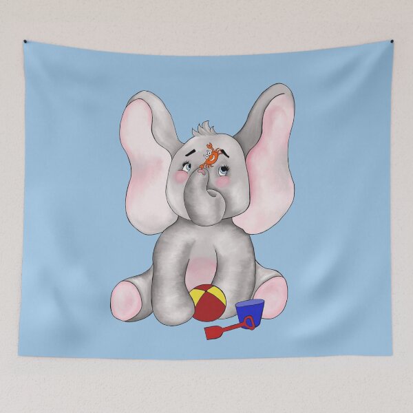 Item preview, August Beach Boy Elephant designed and sold by redqueenself.