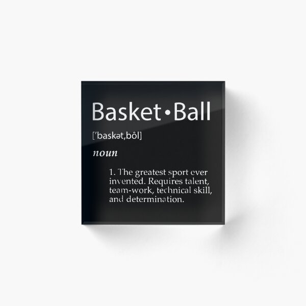 Basketball Acrylic Block