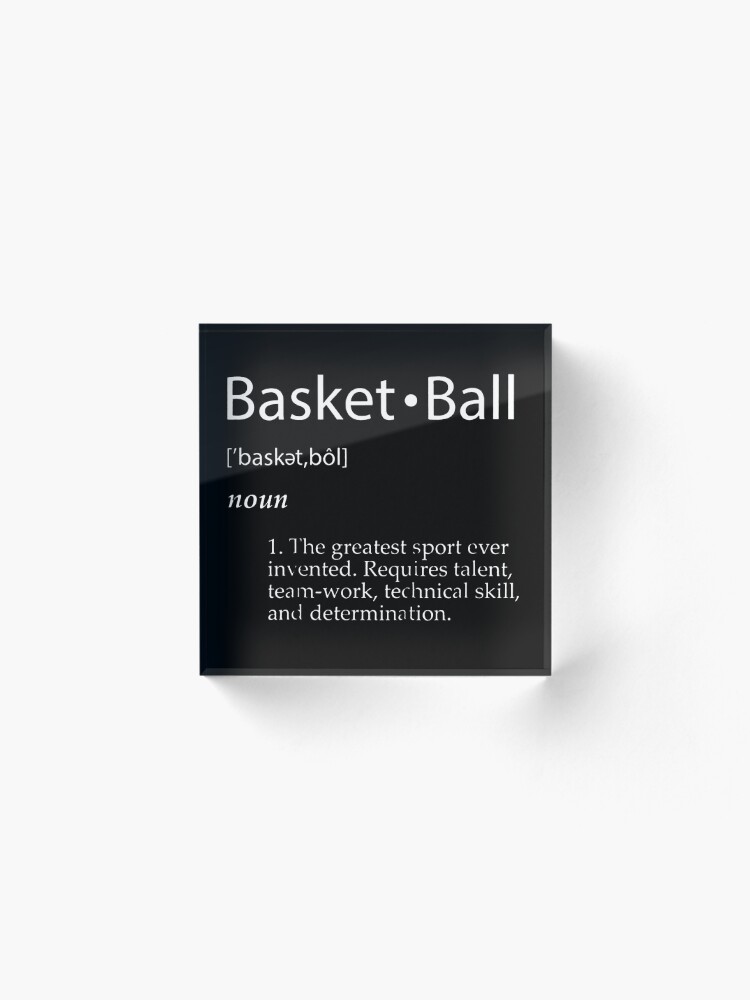 Alternate view of Basketball Acrylic Block