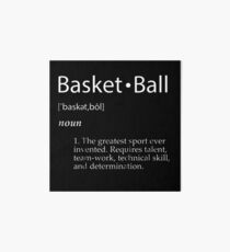 Basketball Art Board Print