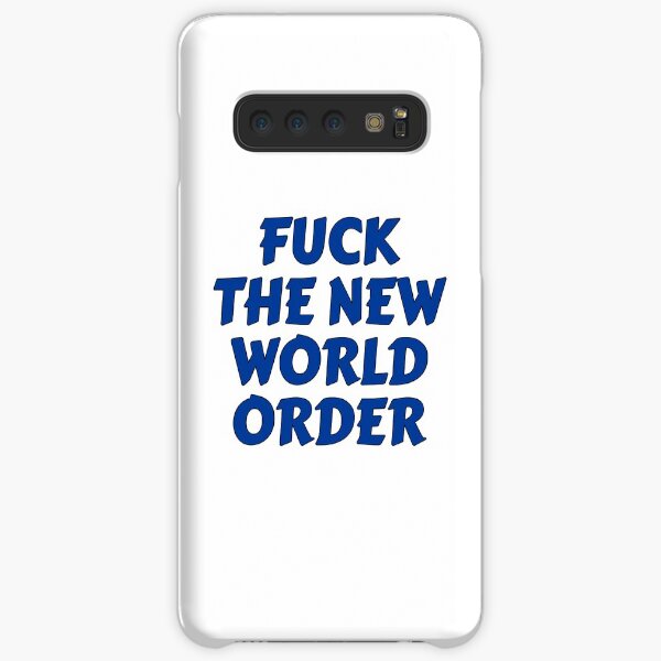 fuck new world order political revolution Samsung Galaxy Snap Case