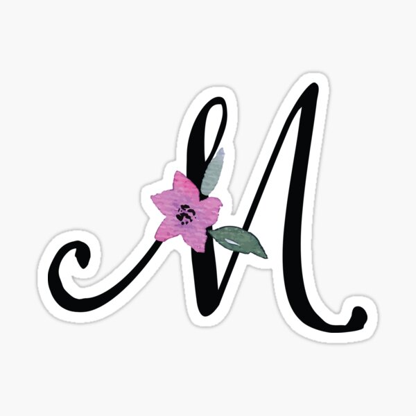 Monogramme m Sticker